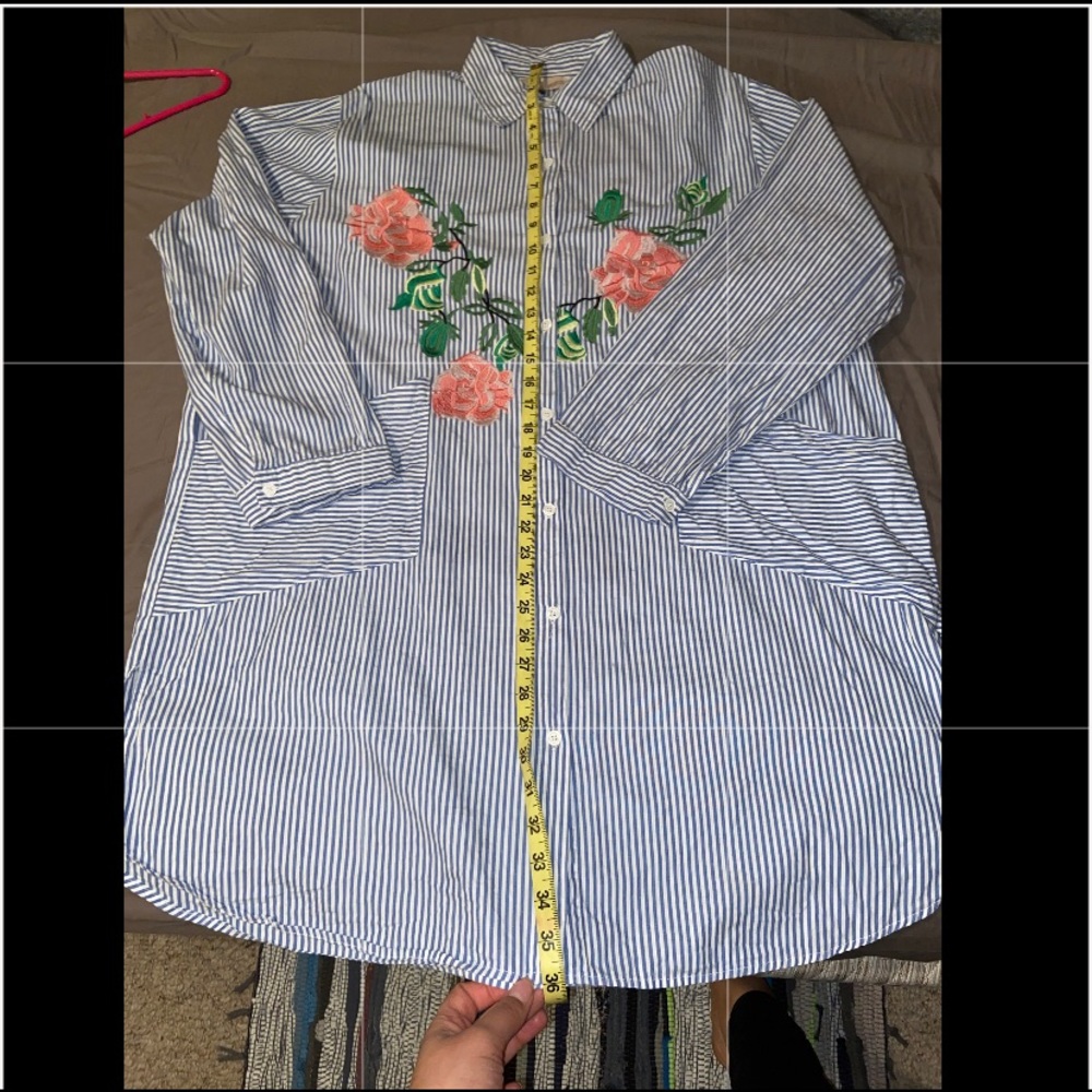Cotton shirt dress